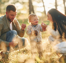 family in woodlands